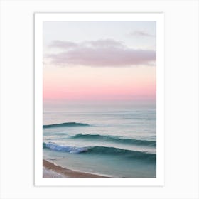 Broadstairs Beach, Kent Pink Photography 2 Art Print