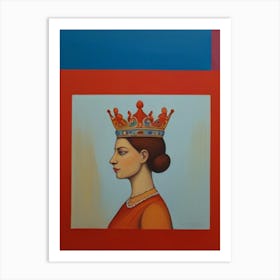 Woman With A Crown Art Print
