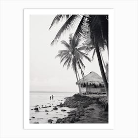 Samoa, Black And White Analogue Photograph 1 Art Print