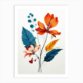 Illustration Flower  Art Print