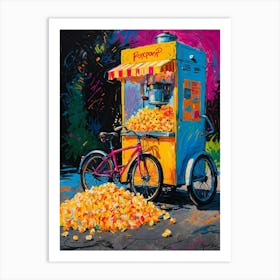 Popcorn Cart 3 Art Print