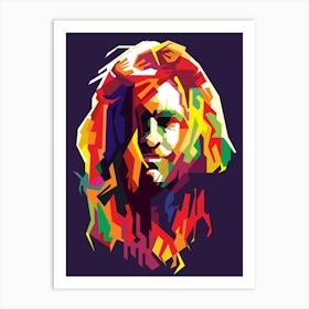 Taylor Hawkins Foo Fighters Pop Art Wpap 1 Art Print