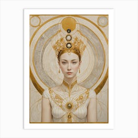 The Golden Woman Art Print