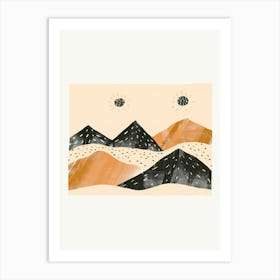 Desert Landscape 21 Art Print