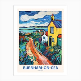 Burnham On Sea England 3 Uk Travel Poster Art Print