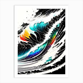 Rainbow Wave Art Print