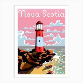 Nova Scotia Lighthouse Art Print