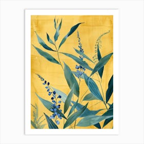 Blue Eucalyptus 1 Art Print