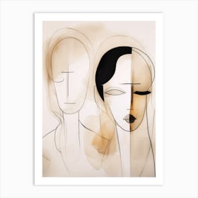 'Broken Relationship' Abstract Art Print