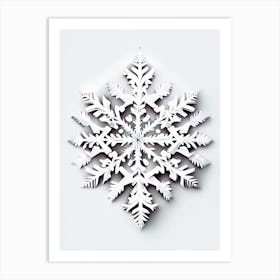 Individual, Snowflakes, Marker Art 2 Art Print