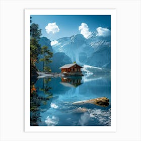 Lake House 1 Art Print