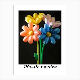 Bright Inflatable Flowers Poster Cosmos 3 Art Print