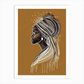 Portrait Of African Woman 51 Art Print