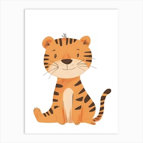 Cute Tiger 2 Art Print