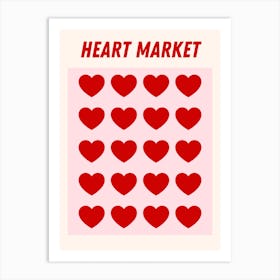 Heart Market Art Print