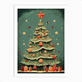 Christmas Tree 221 Art Print