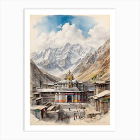 Hindu Temple 4 Art Print