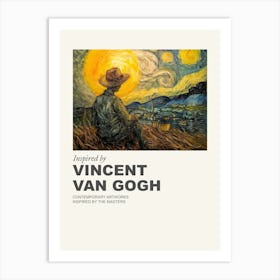 Museum Poster Inspired By Vincent Van Gogh 2 Art Print