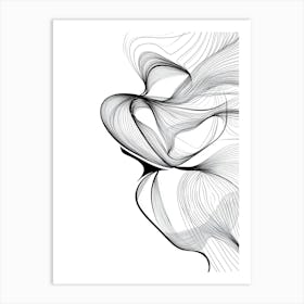 Abstract Waves 1 Art Print