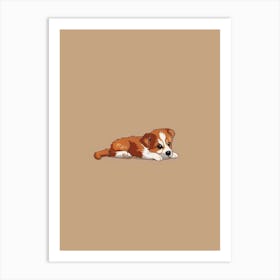 Cute Puppy Art Print