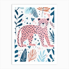 Leopard In The Jungle 28 Art Print