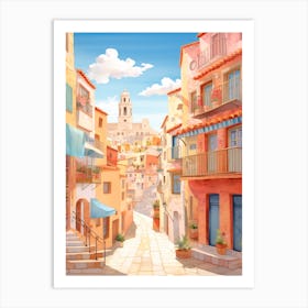 Cartagena Spain 2 Illustration Art Print