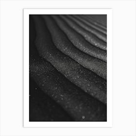 Black And White Sand 1 Art Print