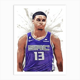 Keegan Murray Sacramento Kings Art Print