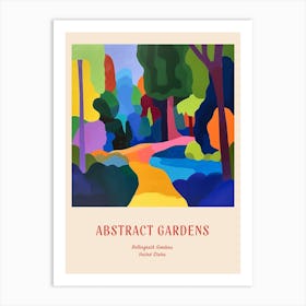 Colourful Gardens Bellingrath Gardens Usa 2 Red Poster Art Print