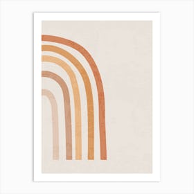 Bohemian Minimal Rainbow Art Print