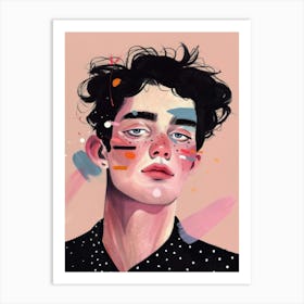 Portrait Of A Young Man 25 Art Print