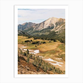 Warm Mountain Valley Art Print