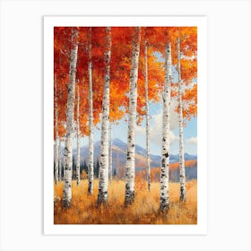 Beautiful Autumn Painting 24 Art Print