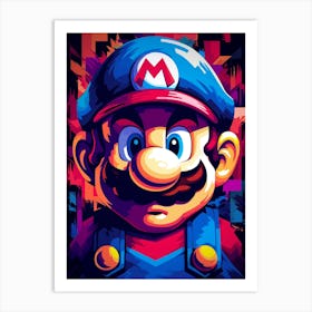 Mario Bros 9 Art Print