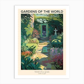 Hidcote Manor Garden, United Kingdom Gardens Of The World Poster Art Print