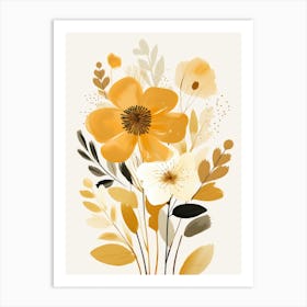 Yellow Flowers 3 Art Print