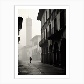 Pavia, Italy,  Black And White Analogue Photography  1 Art Print