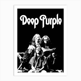 deep purple hard rock band music 4 Art Print