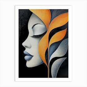 Face of a Woman Art Print