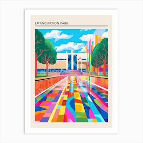 Emancipation Park Houston 2 Art Print