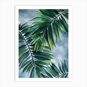 Palm Leaves 2 Art Print