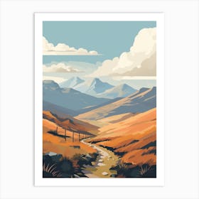 West Highland Way Ireland 2 Hiking Trail Landscape Art Print