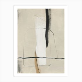 Modern Neutral Abstract 2 Art Print