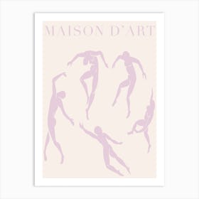 Pastel Dancers Art Print