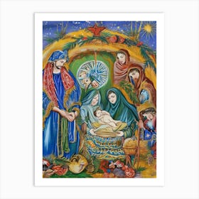 Nativity 6 Art Print