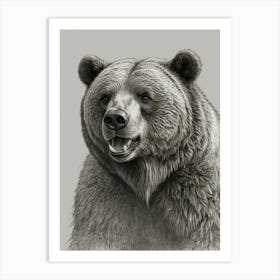 Grizzly Bear Art Print