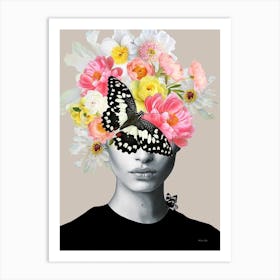 Flower Head Art Print