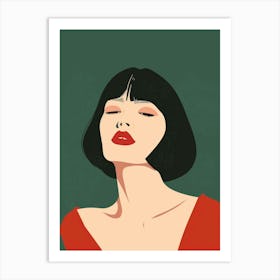 Asian Girl 28 Art Print