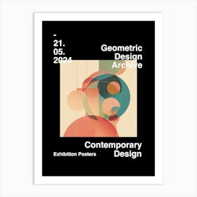 Geometric Design Archive Poster 52 Art Print