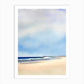 Venus Bay Beach, Australia Watercolour Art Print